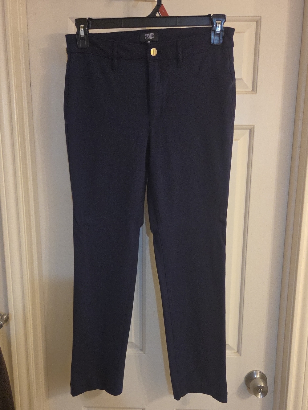 Jones New York Navy Straight Leg Women's Dress Pants